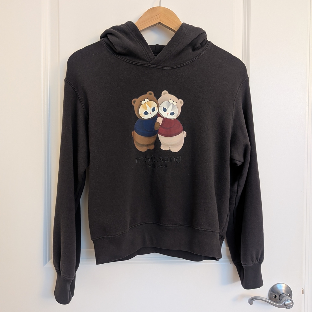 UNIQLO Gray Mofusand Hoodie Girls Size 13